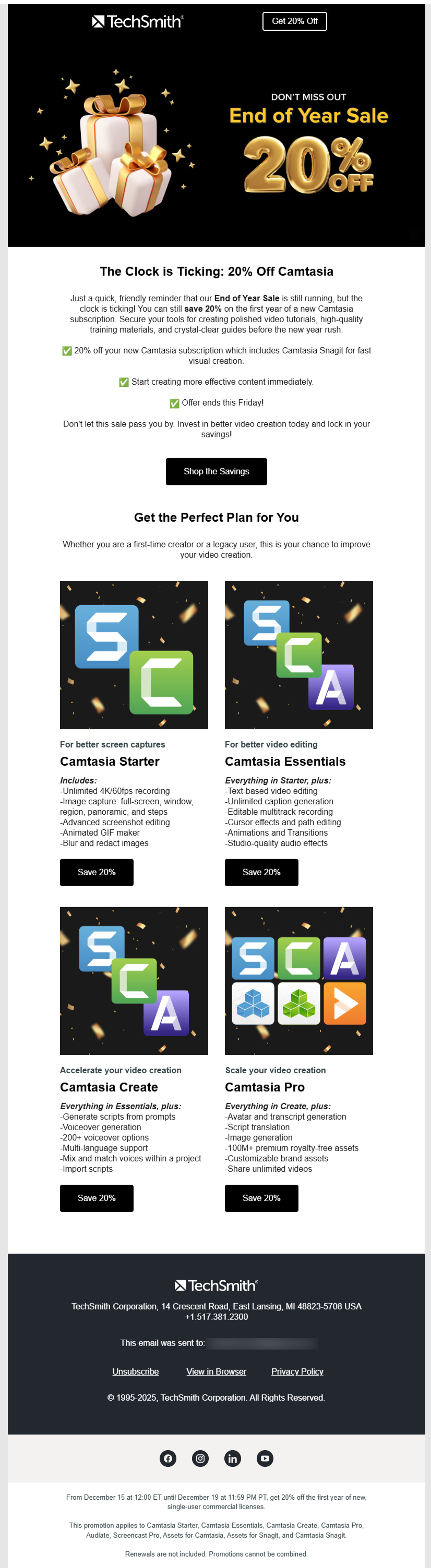 reminder email example